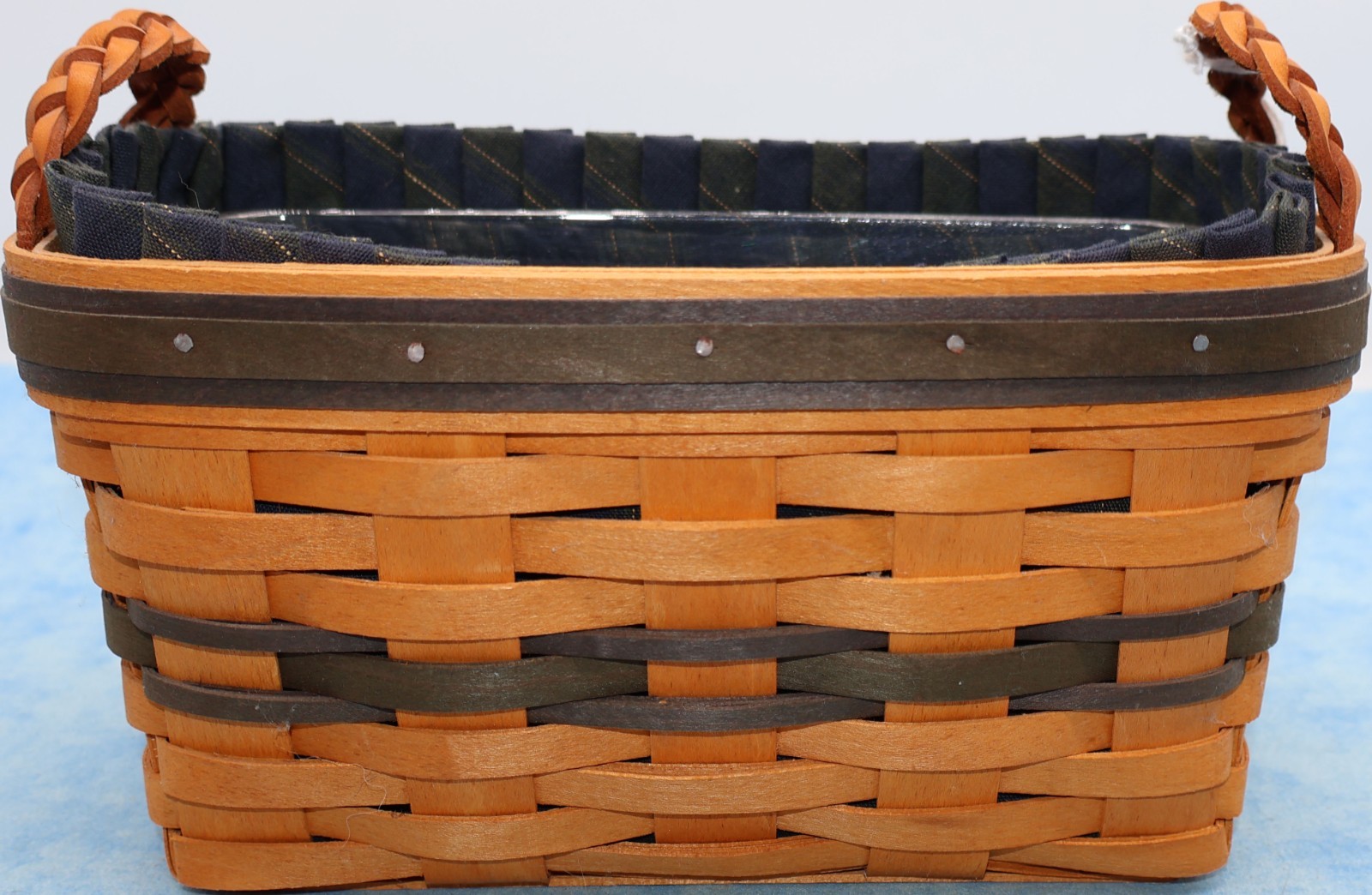 Longaberger 1997 Collectors Club Basket, Liner, Protector, and Signed
