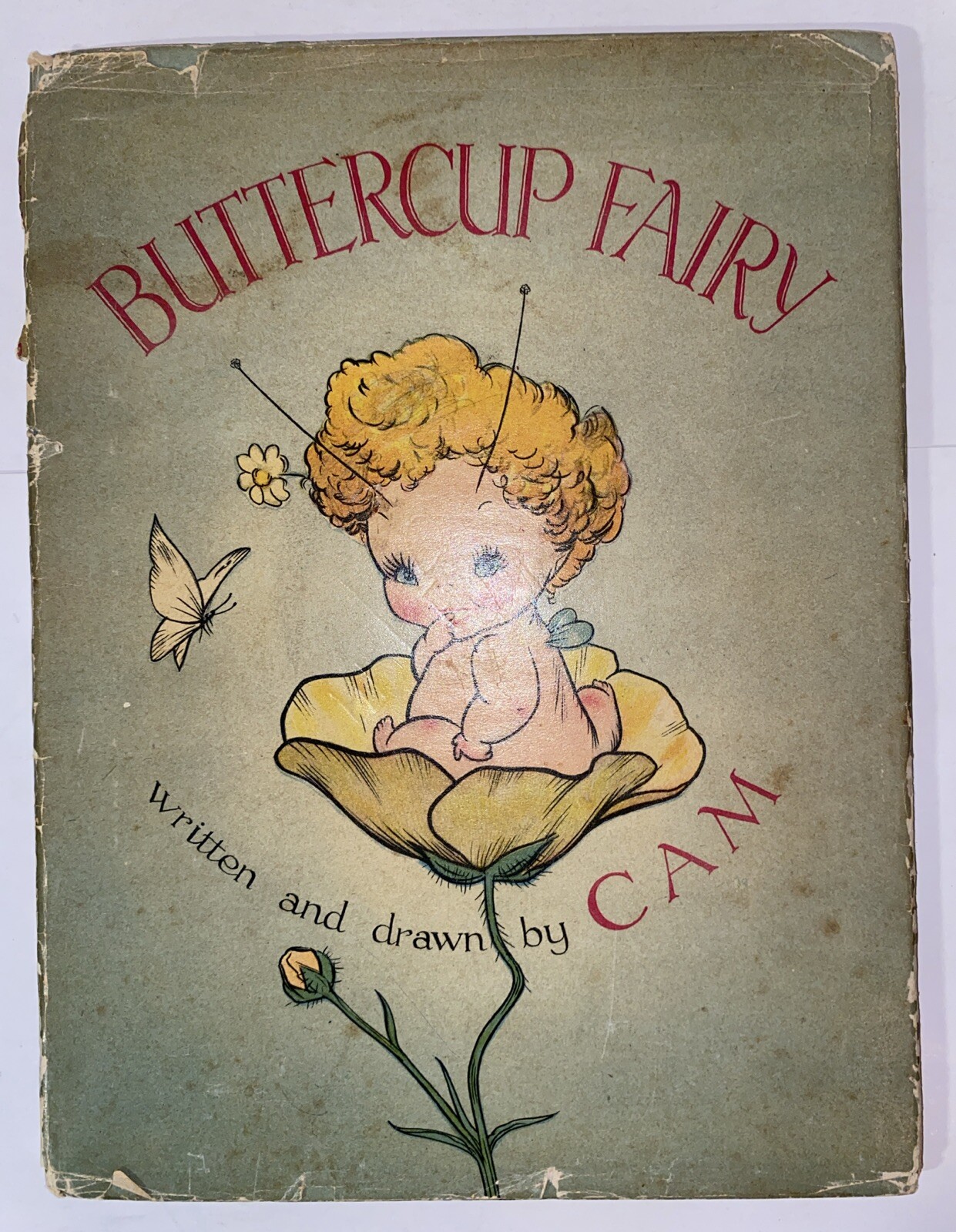 Buttercup Fairy By Cam 1945 1st Ed DJ Very Rare Childrens Book Buttercup Fairy By Cam 1945 1st Ed DJ Very Rare Childrens Book