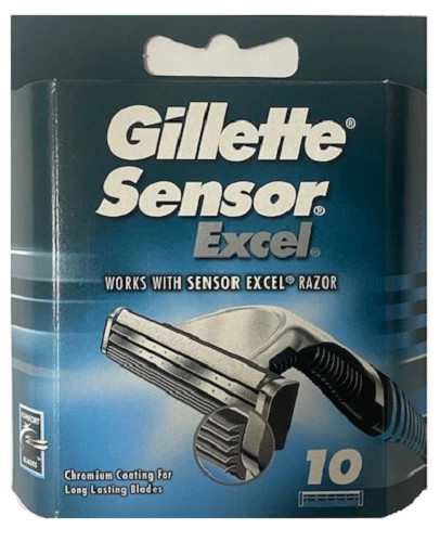 Gillette Sensor Excel Razor Blade Refills – Choose Your Cartridge Count Gillette Sensor Excel Razor Blade Refills – Choose Your Cartridge Count