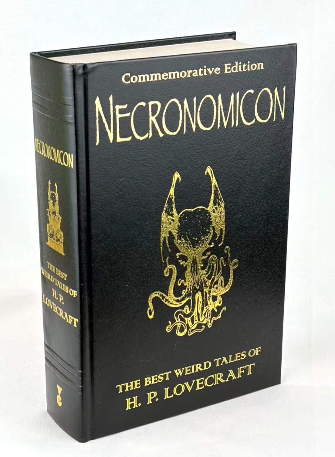 NECRONOMICON H.P. Lovecraft Commemorative Deluxe Leather Bound Classic *New*