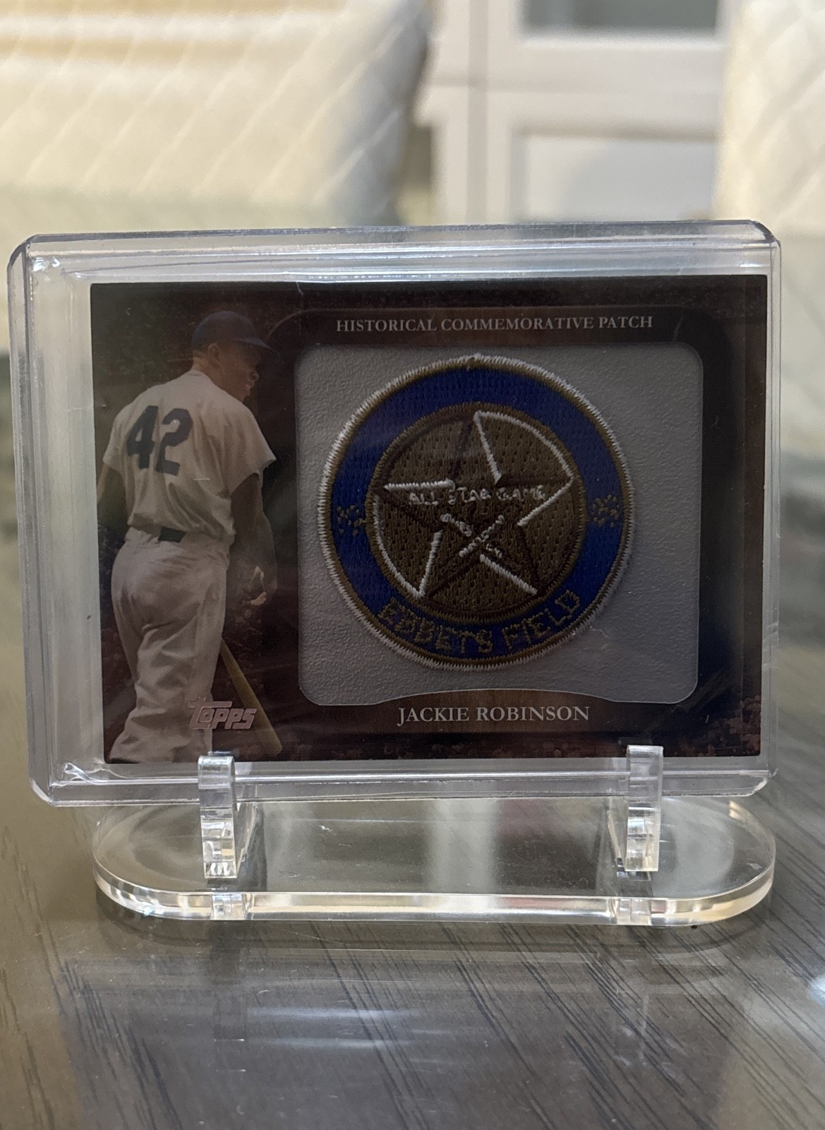 2009 Topps - Legends of the Game Manufactured Commemorative Patch Jackie