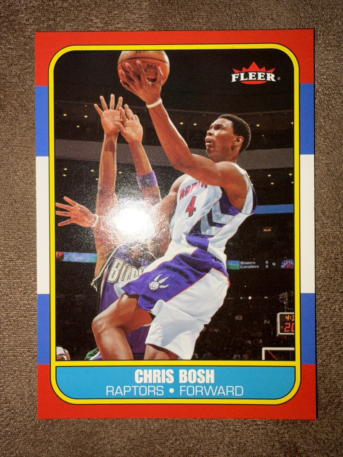 2006-07 Fleer - 1986-87 Fleer Design Chris Bosh #21 2006-07 Fleer - 1986-87 Fleer Design Chris Bosh #21