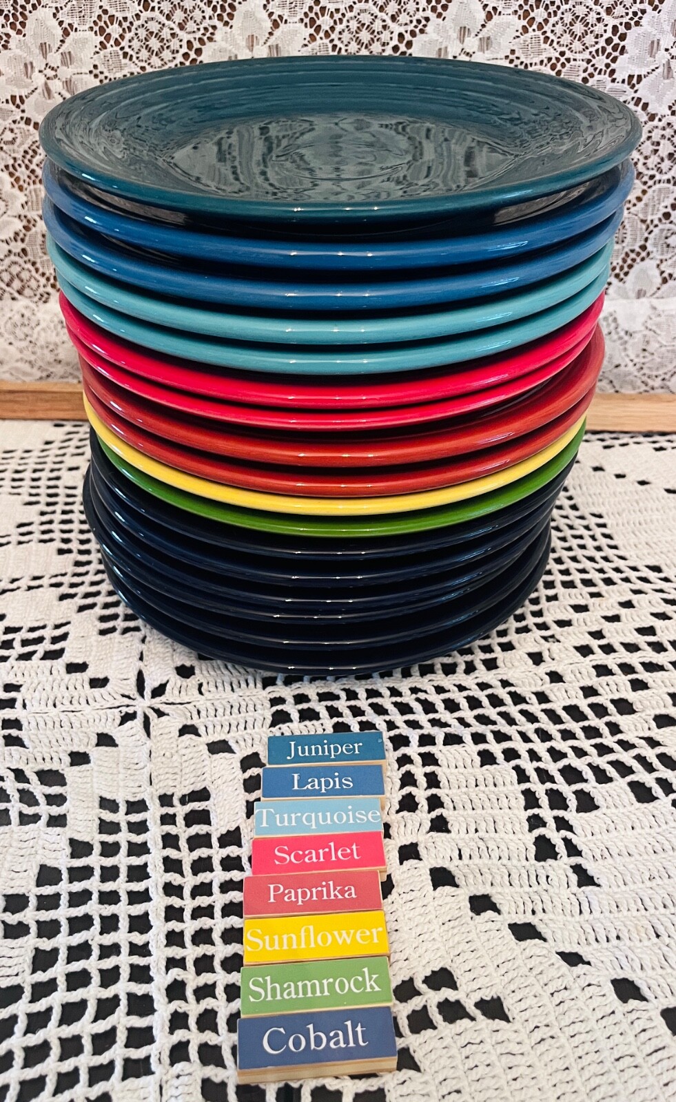 Fiesta Luncheon Plate 9\ Fiesta Luncheon Plate 9\