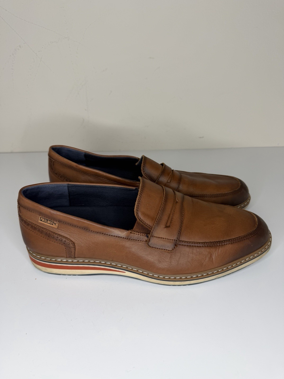 Pikolinos Brown Leather Penny Loafers Mens Size 44 Comfort Slip On Casual Shoes Pikolinos Brown Leather Penny Loafers Mens Size 44 Comfort Slip On Casual Shoes