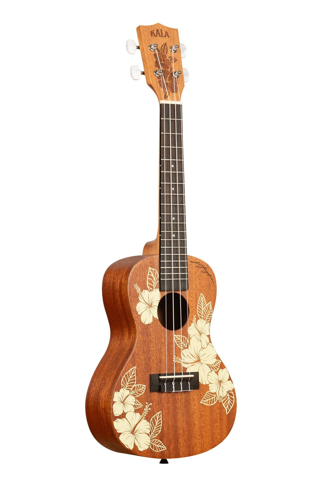 Kala Voyage Collection Hibiscus Concert Ukulele KA-HIBISCUS-C_W/BAG Kala Voyage Collection Hibiscus Concert Ukulele KA-HIBISCUS-C_W/BAG