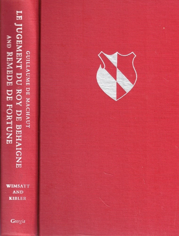 Guillaume de Machaut / Le Jugement Du Roy De Behaigne And Remede De Signed 1988