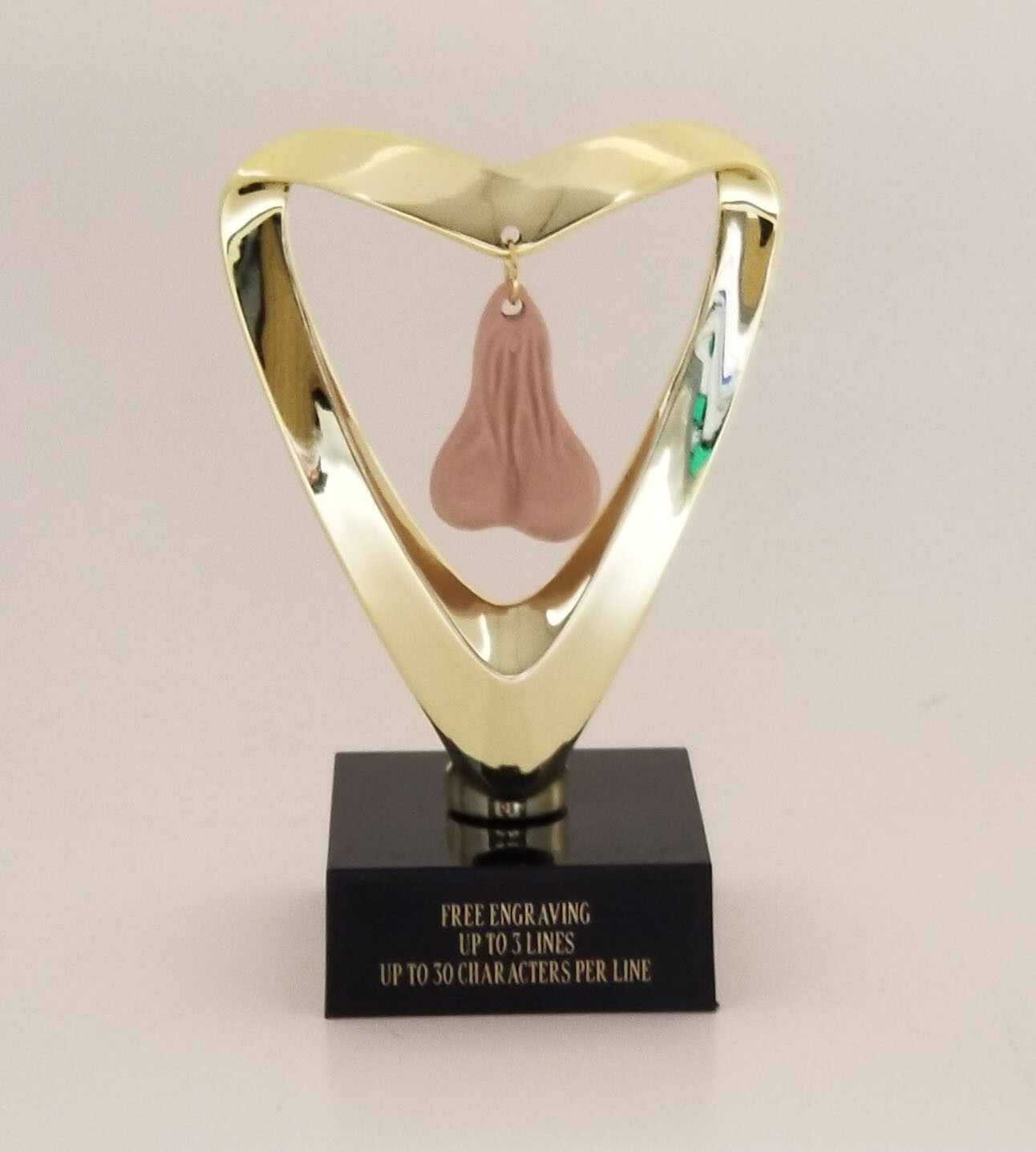 FANTASY FOOTBALL LAST PLACE SACKO / NUTSACK / BALLS TROPHY - FREE ENGRAVING