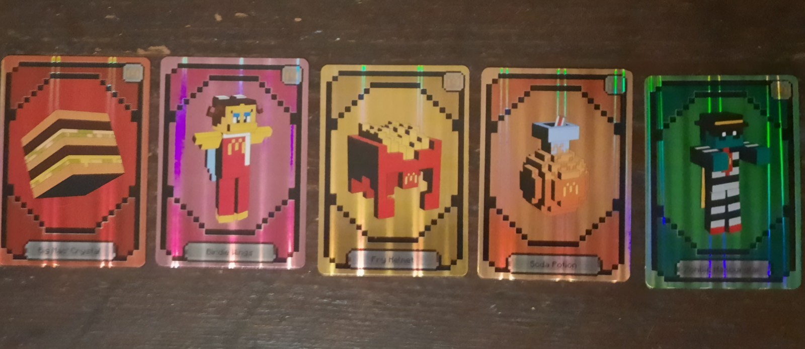 McDonald's A Minecraft Movie Holographic Trading Card Lot 5 Birdie 2025 McDonald's A Minecraft Movie Holographic Trading Card Lot 5 Birdie 2025