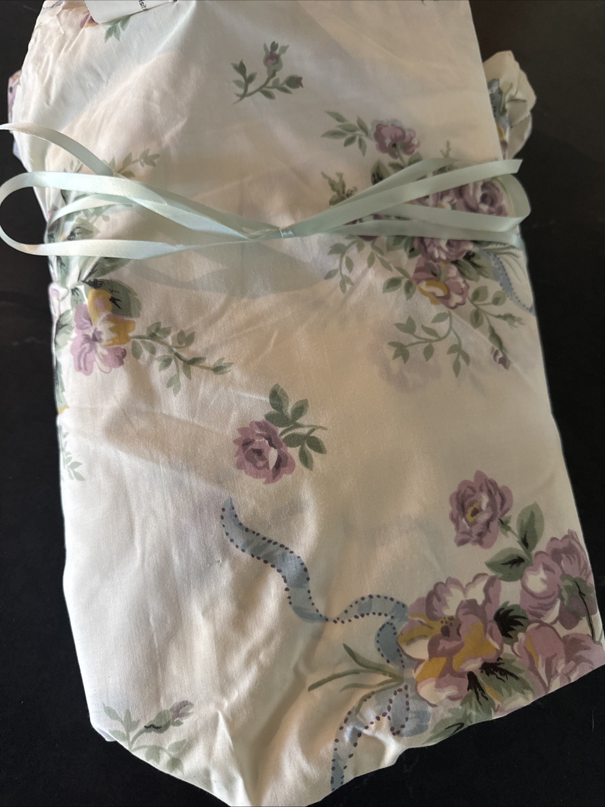 Crosscill Luxury Vintage No Iron Sheets In Garden Party Pattern Twin Set