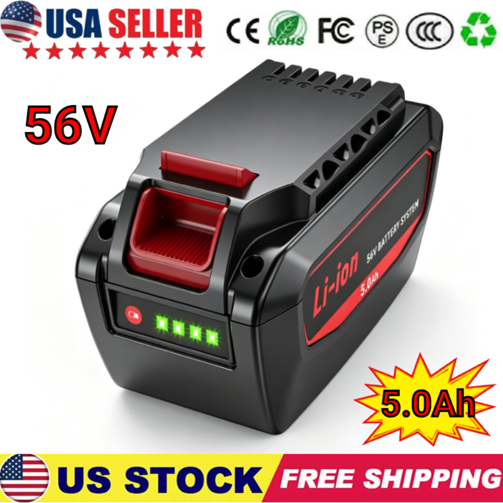 56V 5.0Ah Replacement Battery For ECHO eFORCE LED 56V Lithium Ion Power Tools