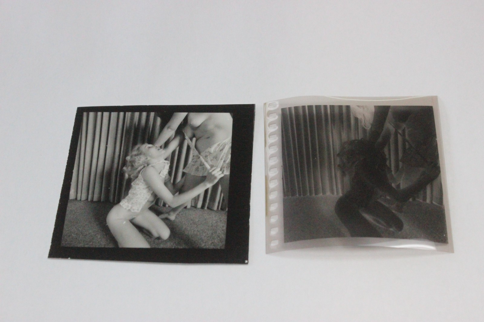 Rare Never Published Sports Review Apartment Wrestling  Photo With Negative (9)