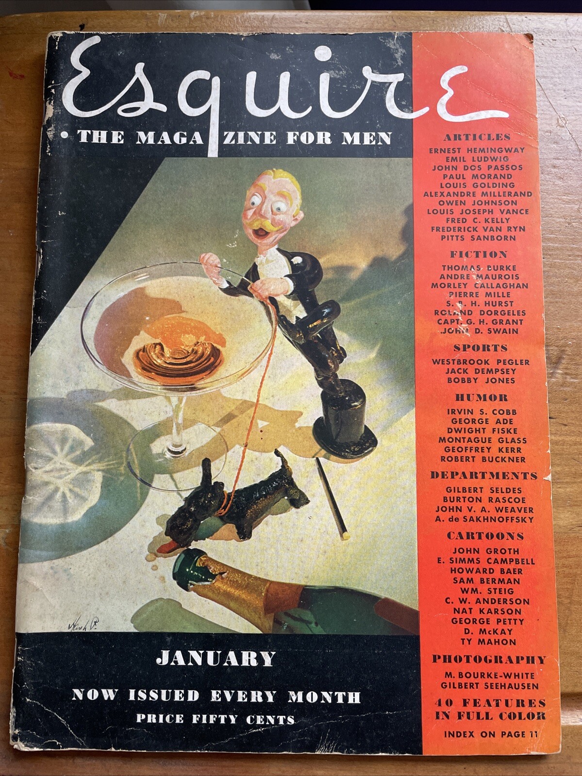 Men’s Esquire 1934 Complete Set Of 12 January-December. Men’s Esquire 1934 Complete Set Of 12 January-December.