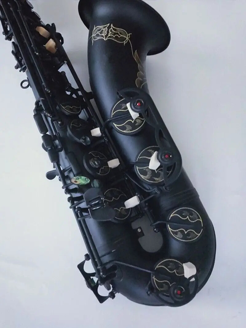 Japan New T-992 Tenor Saxophone Bb Tenor Black Gold sax With case and mouthpiece Japan New T-992 Tenor Saxophone Bb Tenor Black Gold sax With case and mouthpiece