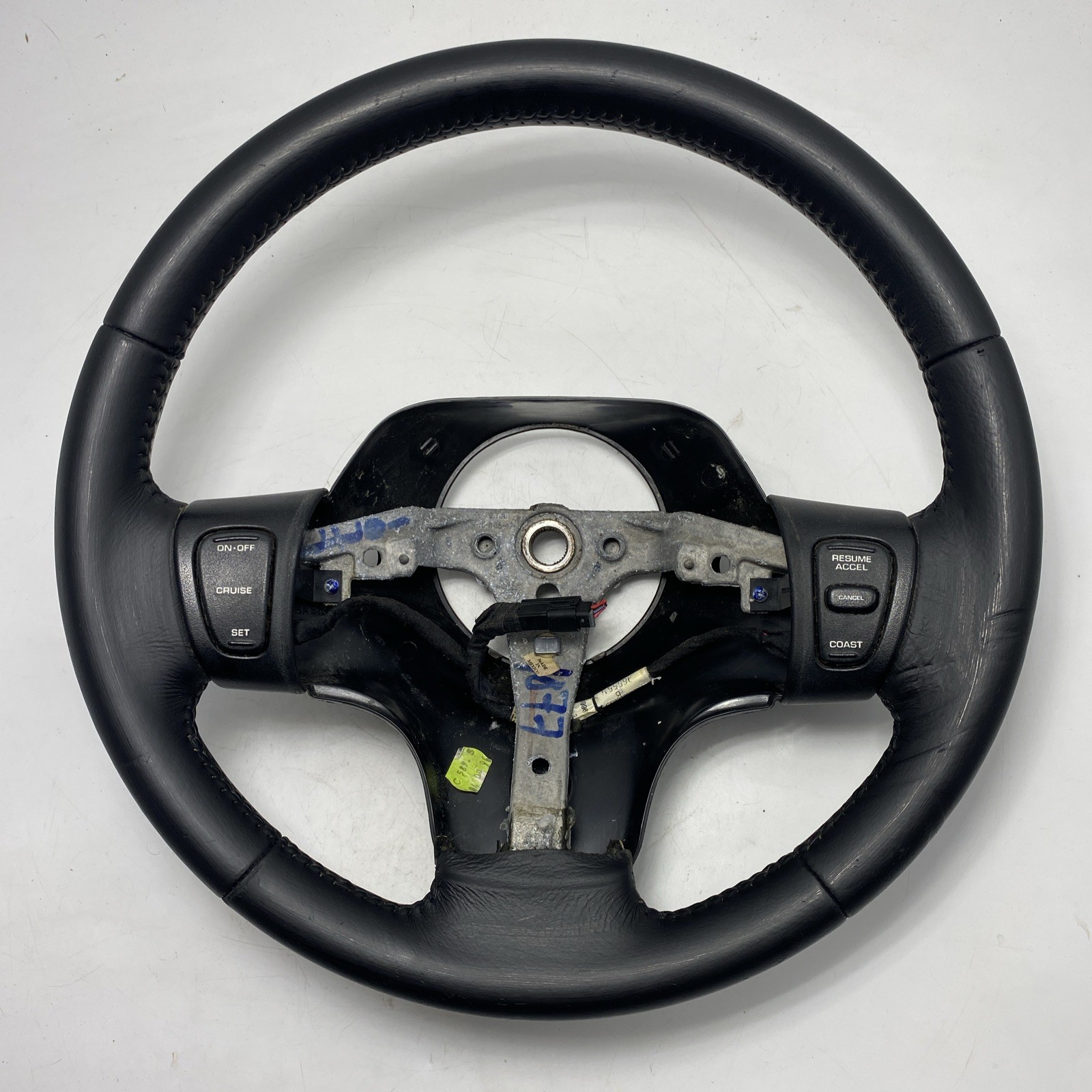 1996-1998 Jeep Grand Cherokee ZJ Leather Steering Wheel Black OEM 1996-1998 Jeep Grand Cherokee ZJ Leather Steering Wheel Black OEM