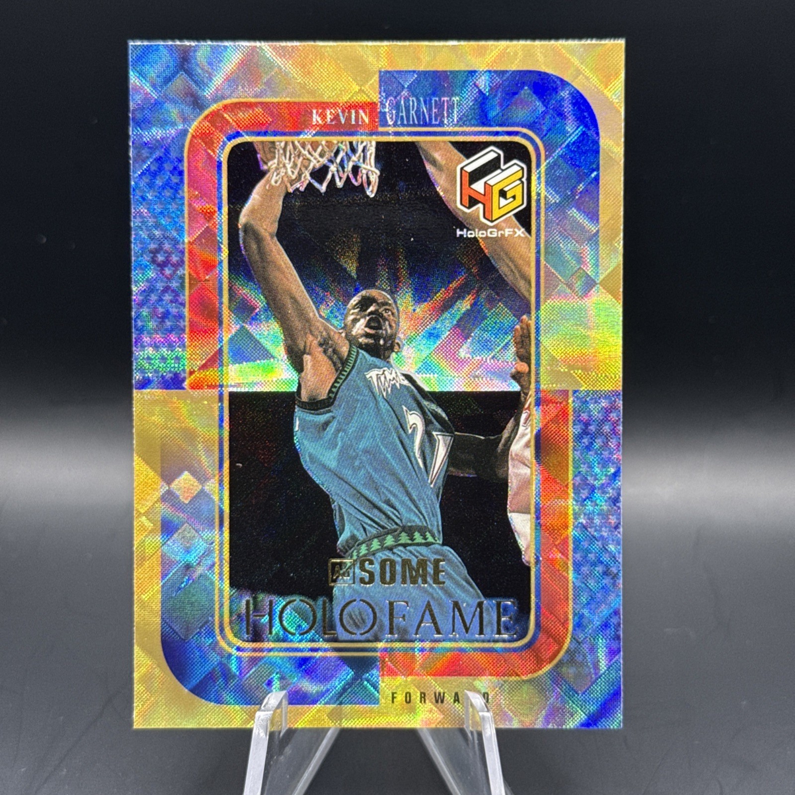 1999-00 Upper Deck HoloGrFX - Holofame Kevin Garnett #HF6 AU Ausome 1999-00 Upper Deck HoloGrFX - Holofame Kevin Garnett #HF6 AU Ausome