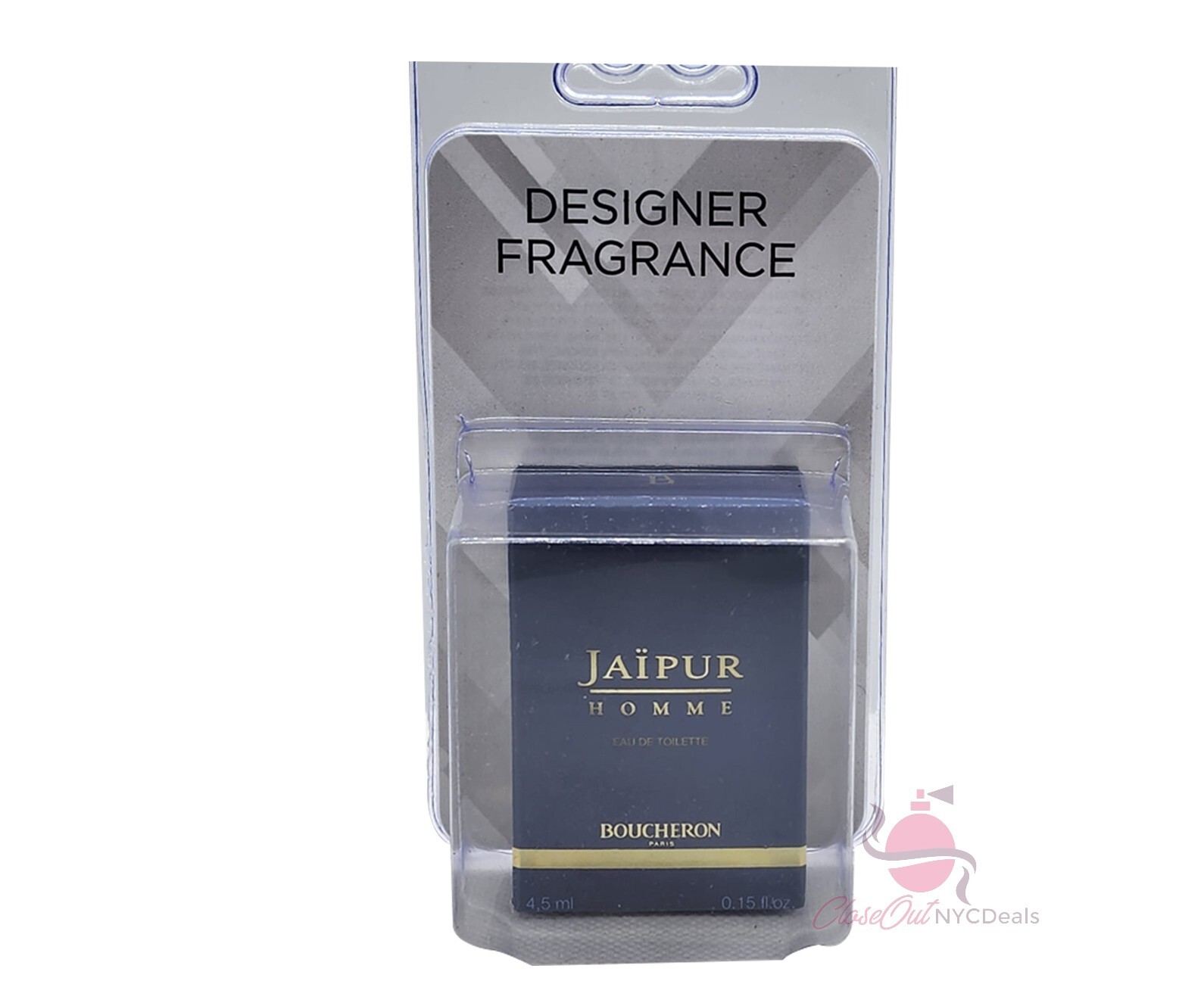Boucheron Jaipur Pour Homme 0.15 oz / 4.5 ml EDT Splash for Men  * VINTAGE *