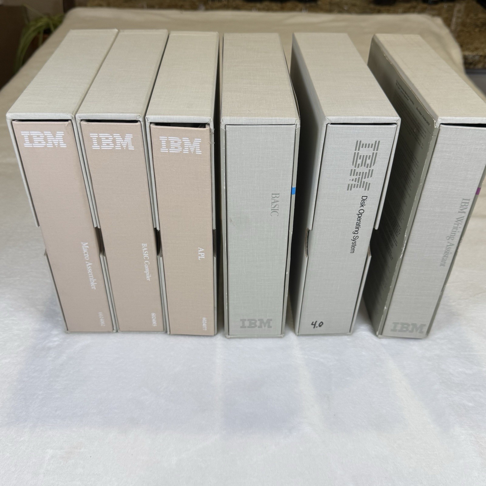 Vintage IBM PC Software Lot DOS 4.0 BASIC APL Macro Assembler Writing Assistant