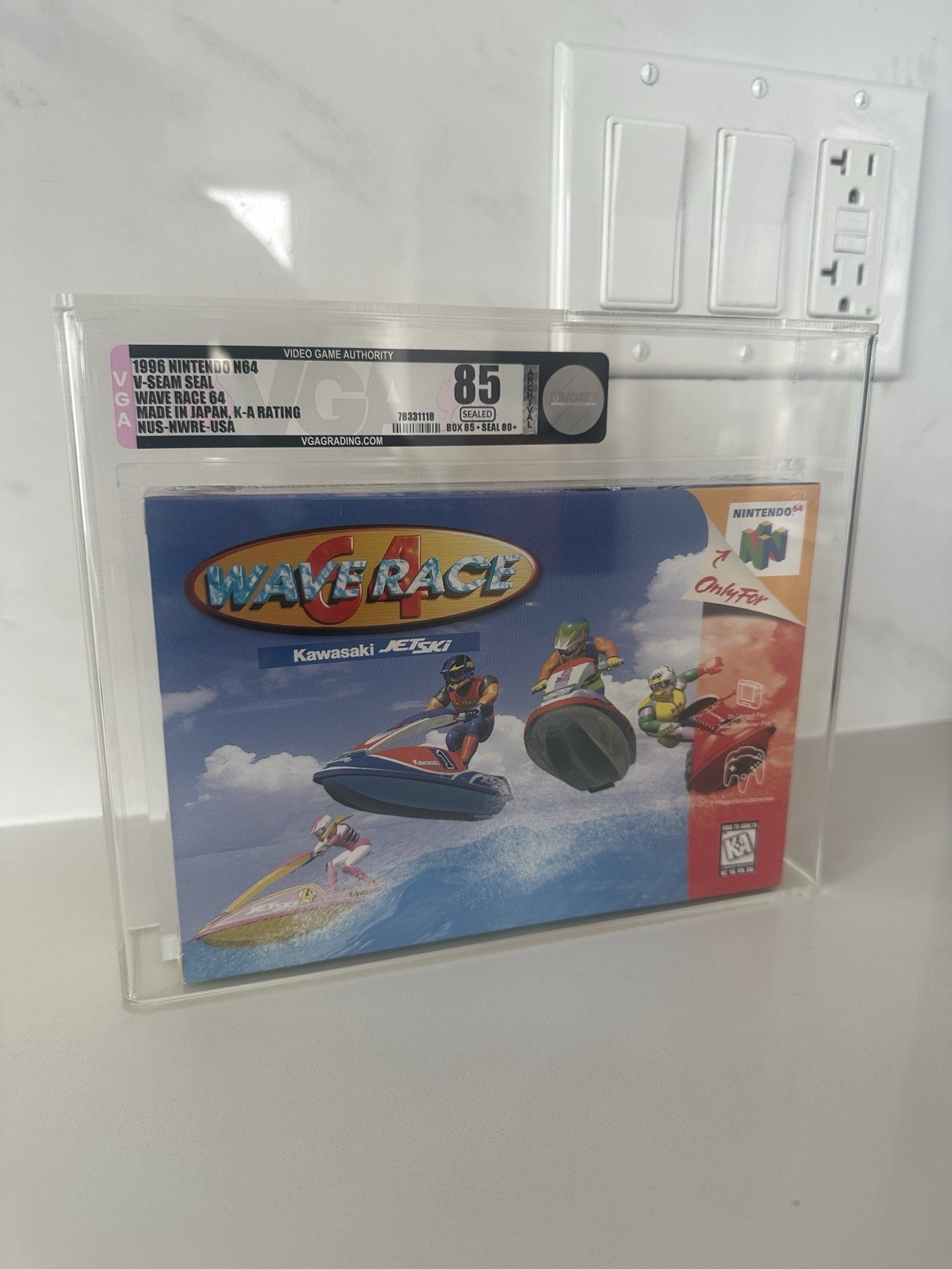 Sealed Wave Race 64 First Print VGA 85 (Nintendo 64, N64 1996) | Not WATA/PSA