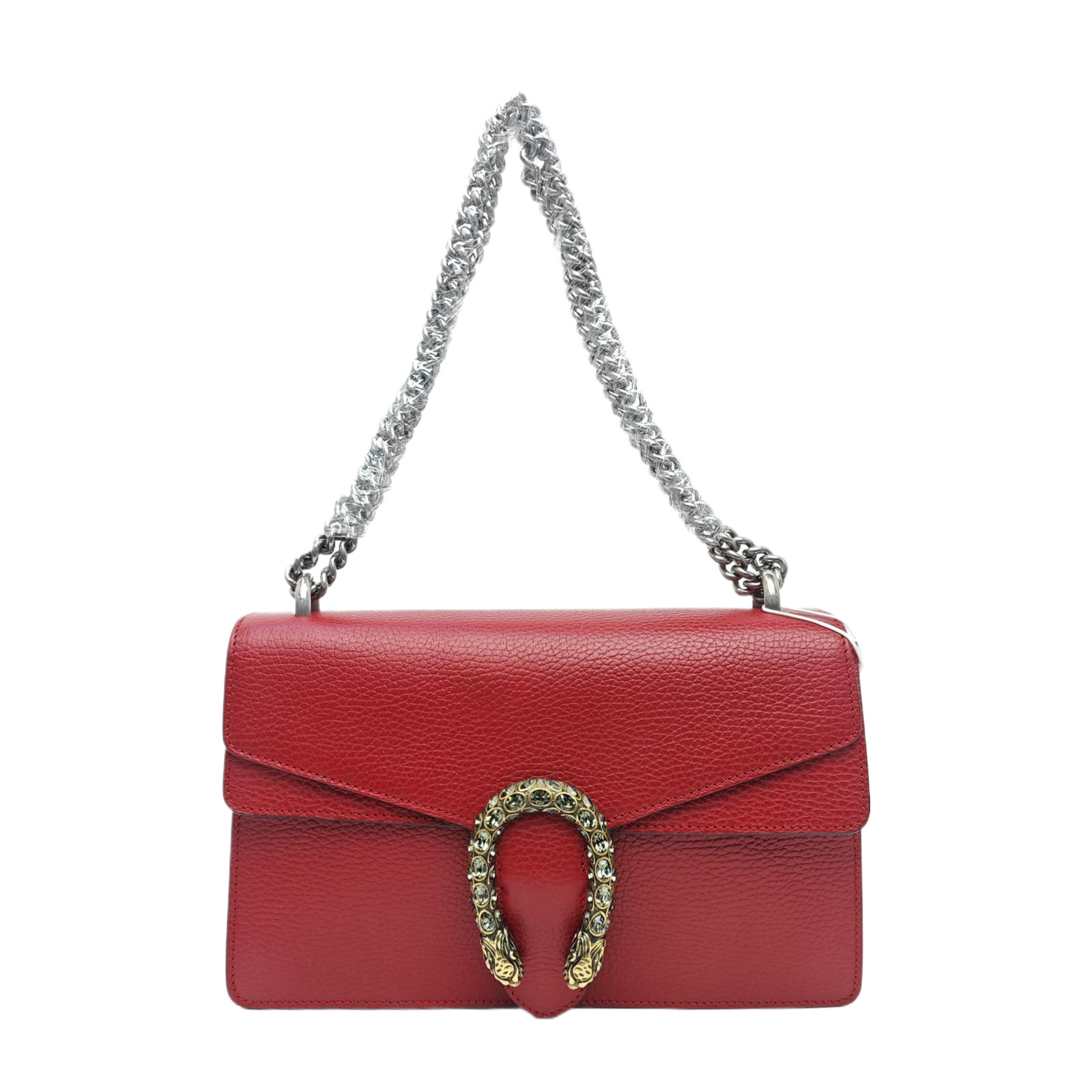 【Authentic】 GUCCI Dionysus Red Leather Shoulder bags (DDP)