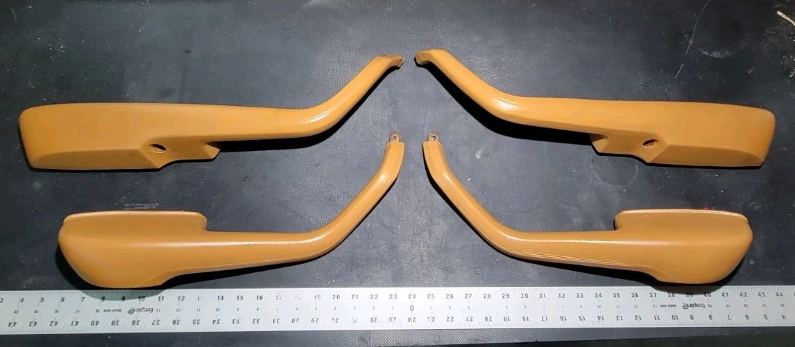 78-85 Mercedes 300Cd 300D 300Td  W123 Complete Interior Armrest Handle Pulls Tan
