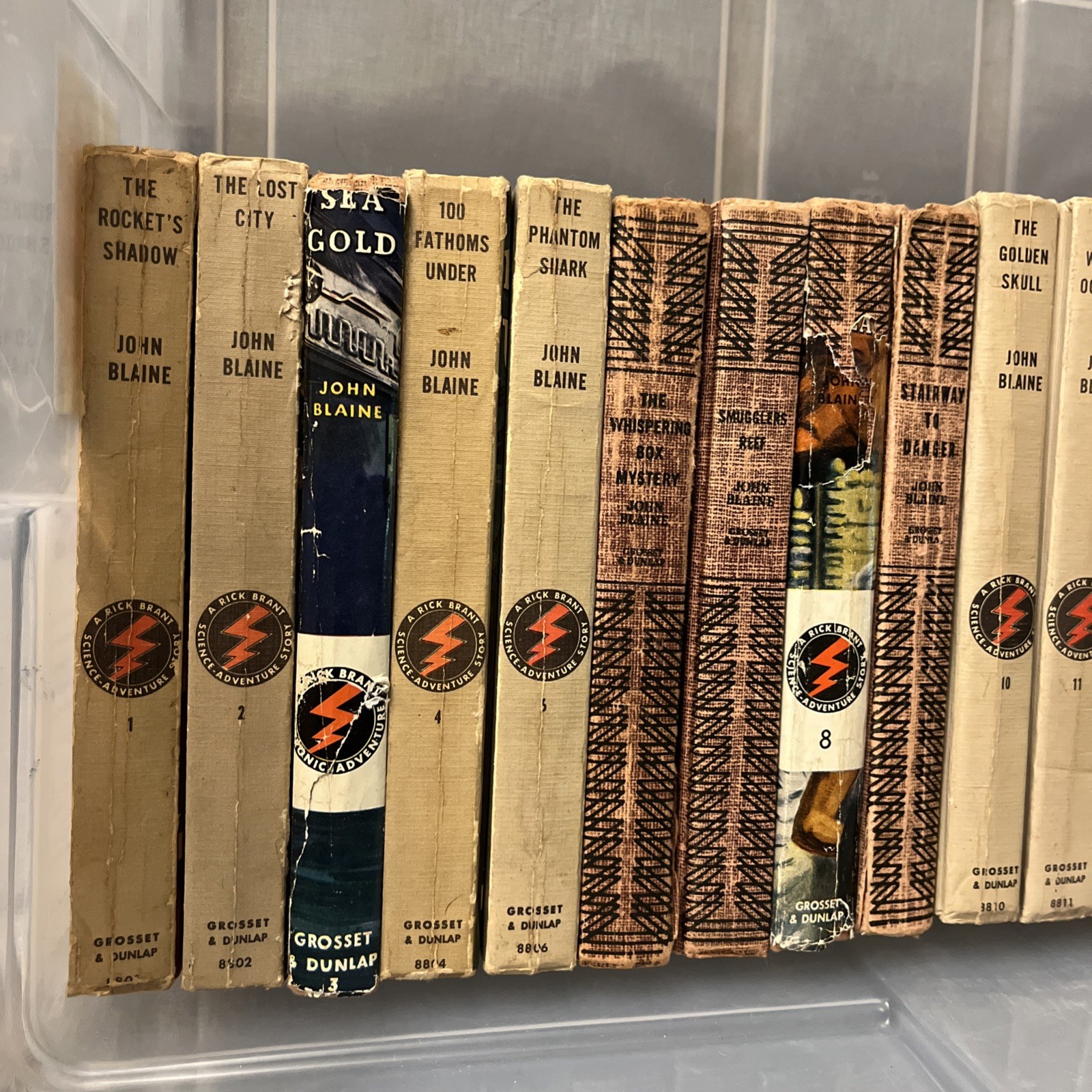Rick Brant Adventure Hardcover Book LOT 1-21 John Blaine 1940s 50s 60s