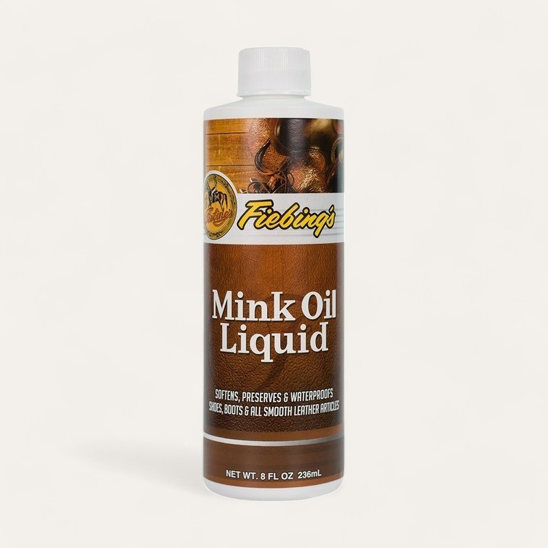 Fiebing\'s Mink Oil Liquid - 8 Ounces - Leather Waterproofer - Leather Softener