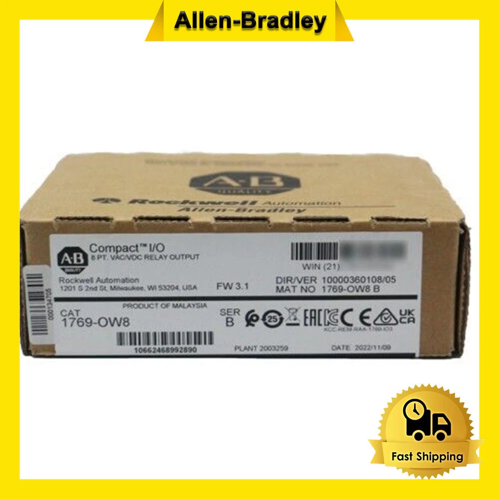 New in box Sealed ALLEN-BRADLEY 1769-OW8 /1769OW8 SER B , FW 3.1 , MFD 2015