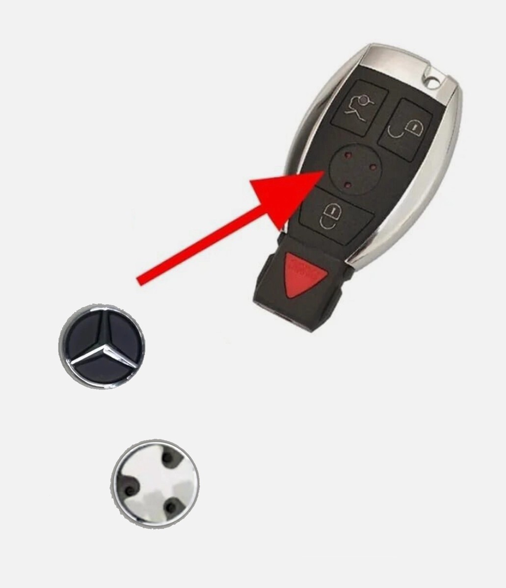 New Mercedes Benz key FOB Replacement Emblem New Mercedes Benz key FOB Replacement Emblem