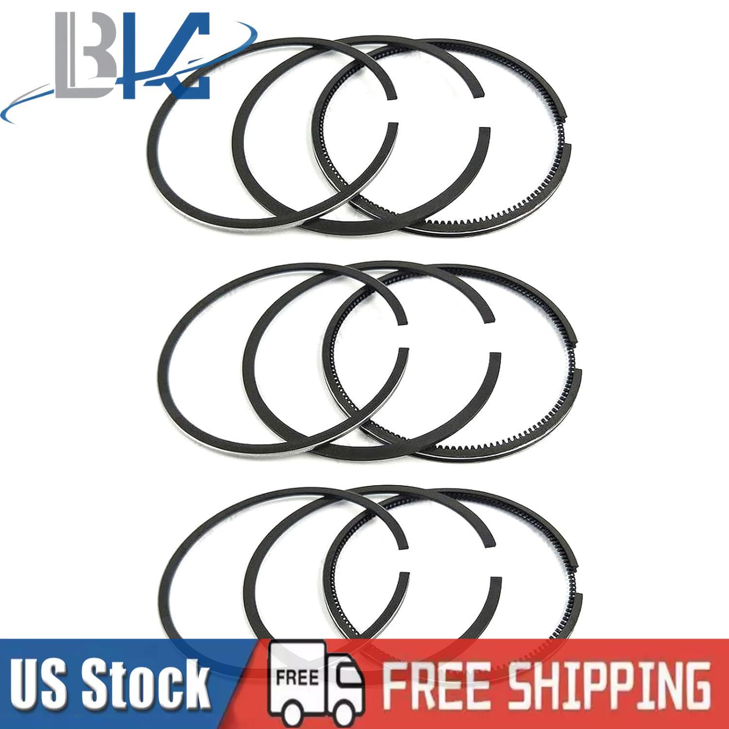 3 Sets D902 Piston Rings D902EBH D902E D902E-BX Piston Rings Set for Kubota