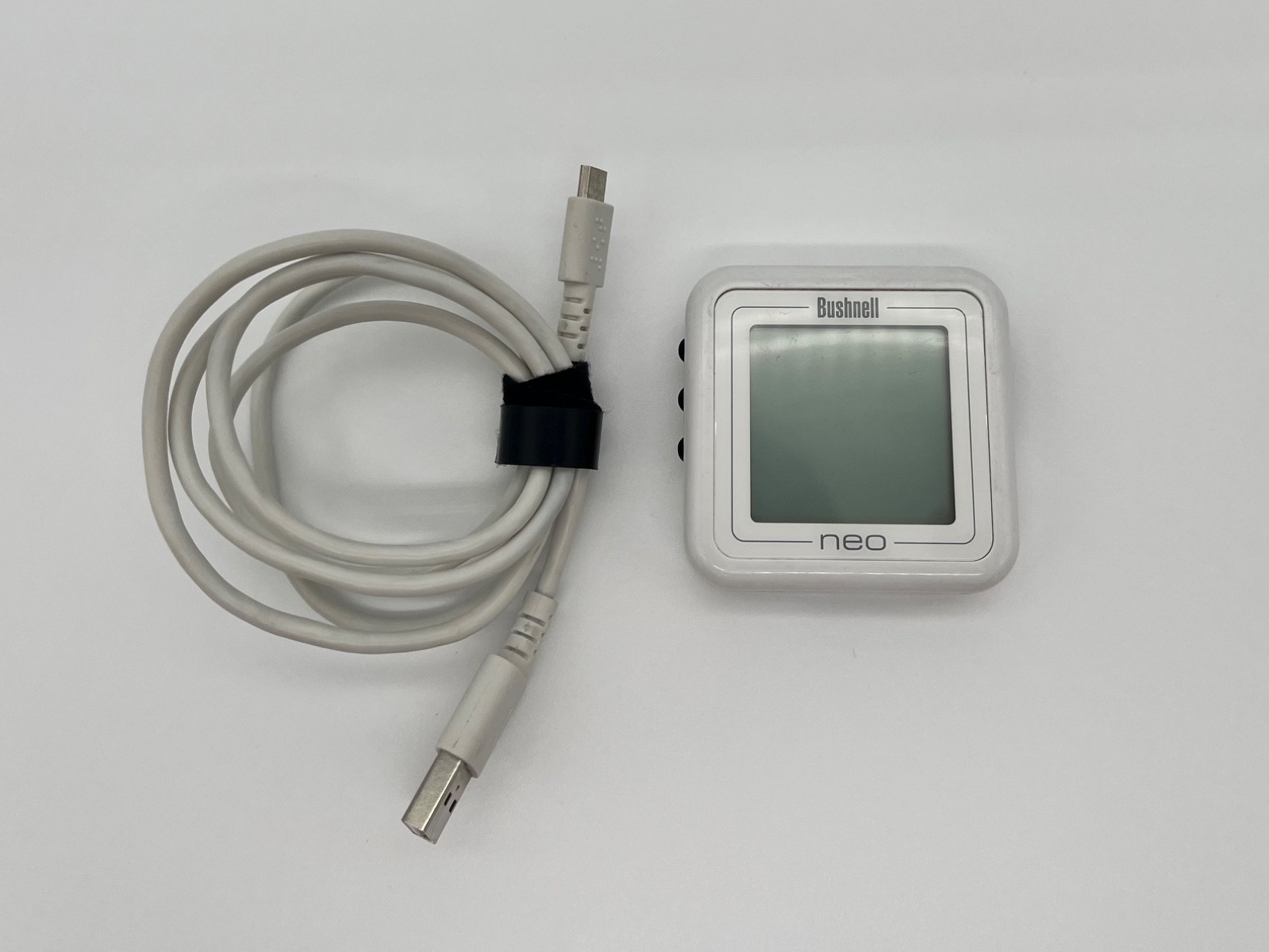 Bushnell Neo Ghost Golf GPS Rangefinder White Model 368222 Tested with Cable