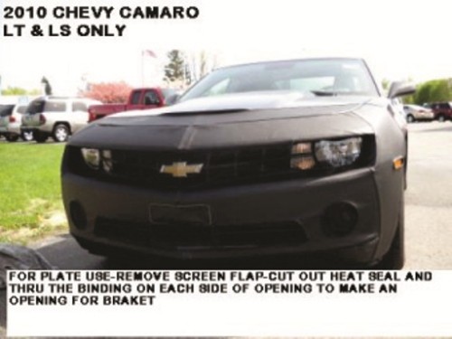 Lebra Front End Mask Cover Bra Fits 2010 2011 2012 2013 Chevy Camaro LT & LS