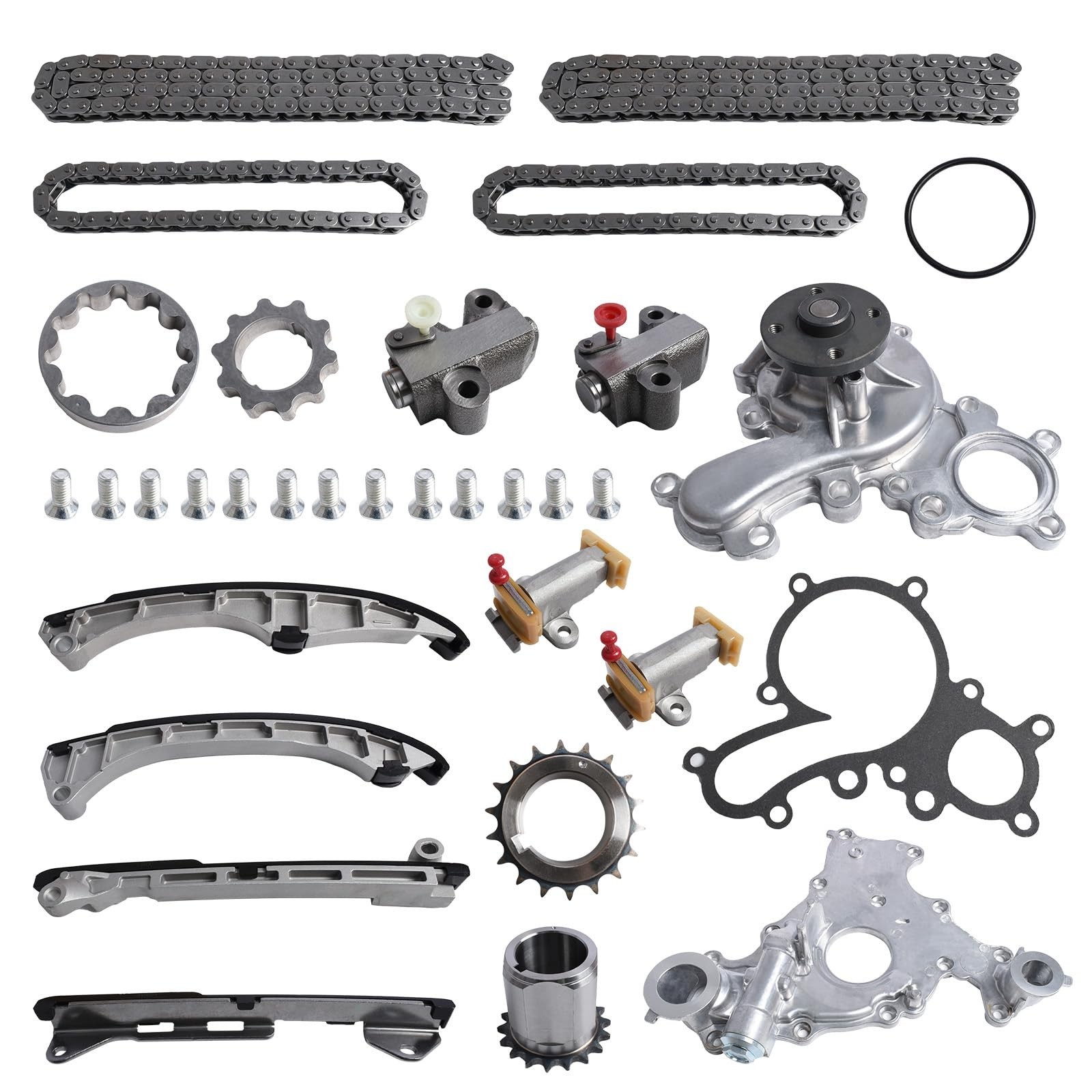 Timing Chain Kit with Oil Pump & Water Pump for 2007-2020 Toyota Tundra/Sequo...