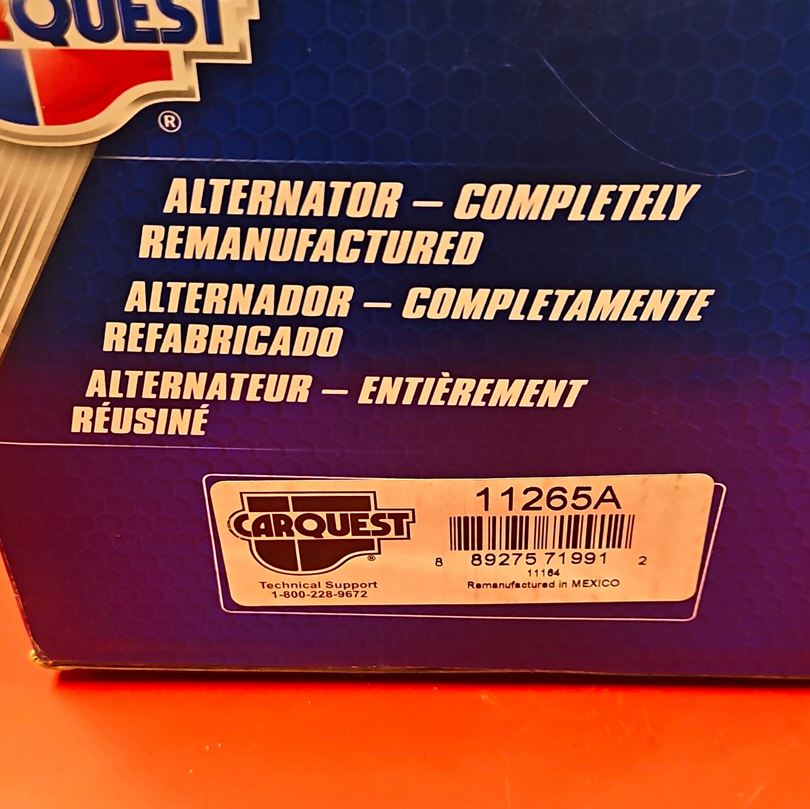 Carquest Premium Remanufactured Alternator 11265a Carquest Premium Remanufactured Alternator 11265a