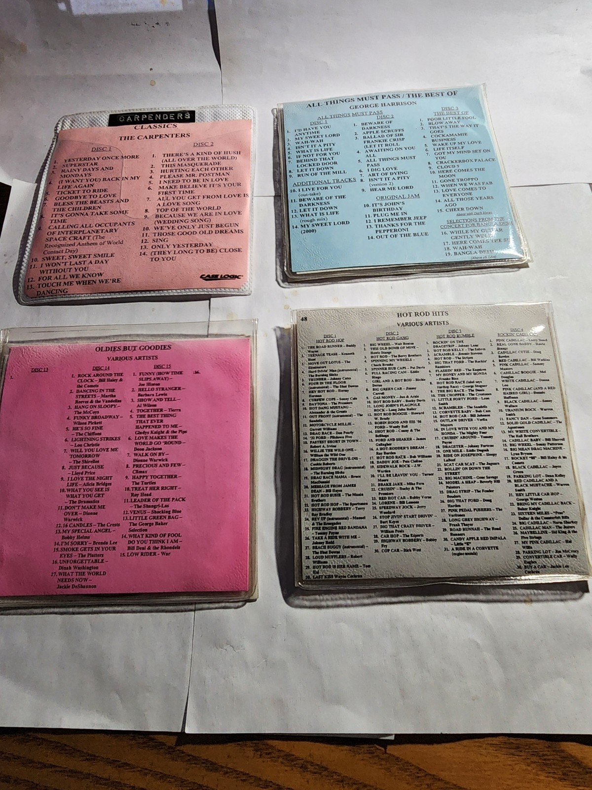 Lot of 4  CDs  (9 Discs) Original labels/titles VG or better CD80