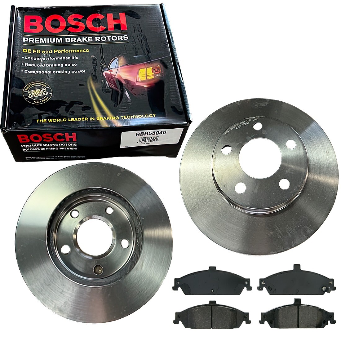 Front Bosch Disc Brake Rotors & Pads Fits Chevrolet Malibu, Oldsmobile Alero Front Bosch Disc Brake Rotors & Pads Fits Chevrolet Malibu, Oldsmobile Alero