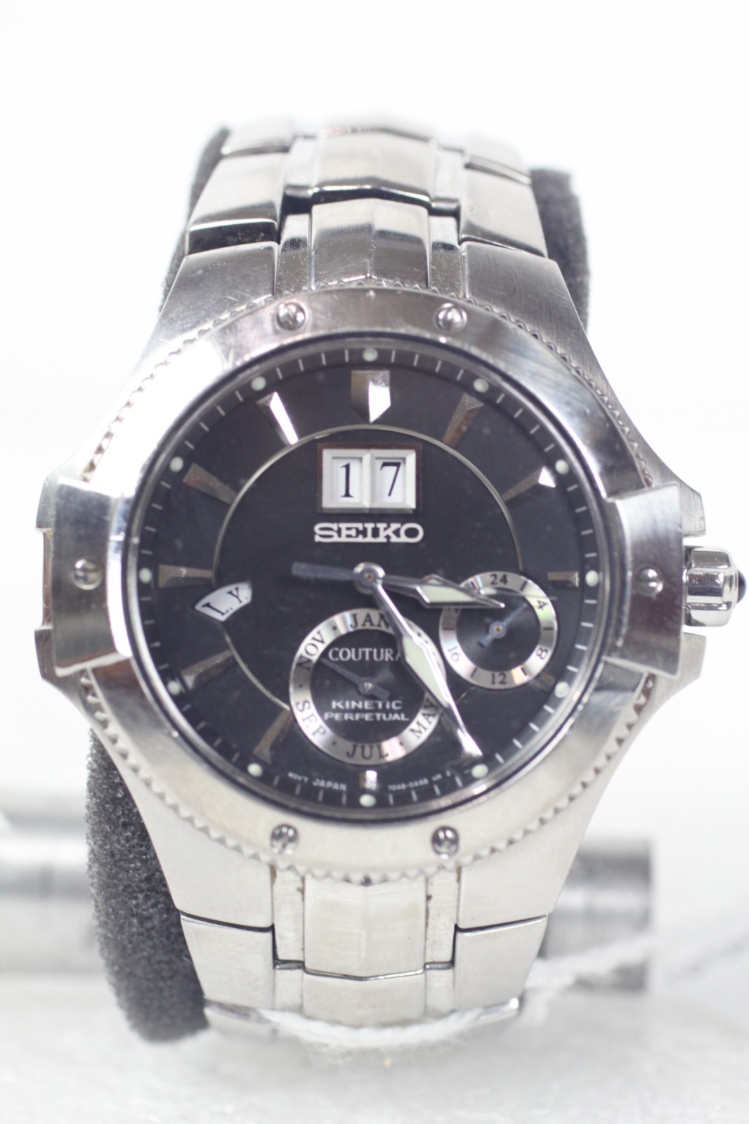 EX-Seiko Kinetic Perpeptual Contura 7D-48-OABO men watch EX-Seiko Kinetic Perpeptual Contura 7D-48-OABO men watch