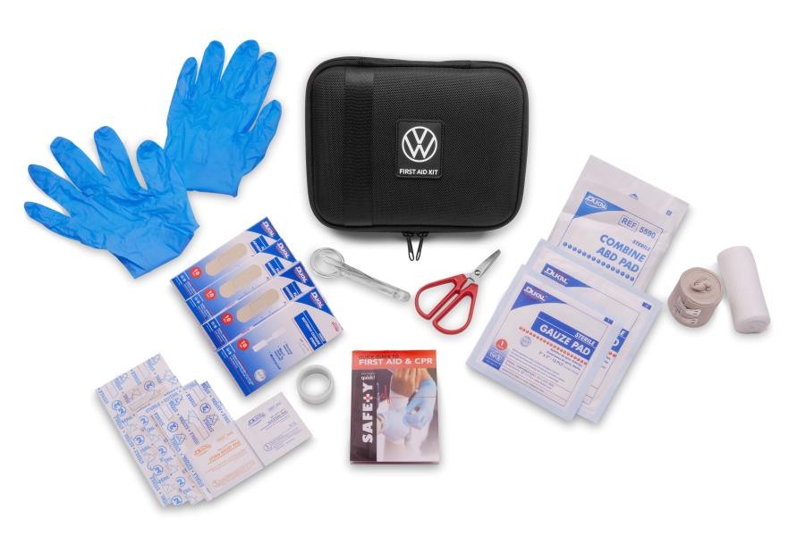 Genuine Volkswagen First Aid Kit - Black 000-093-108-L-9B9 OEM VW Accessory NEW