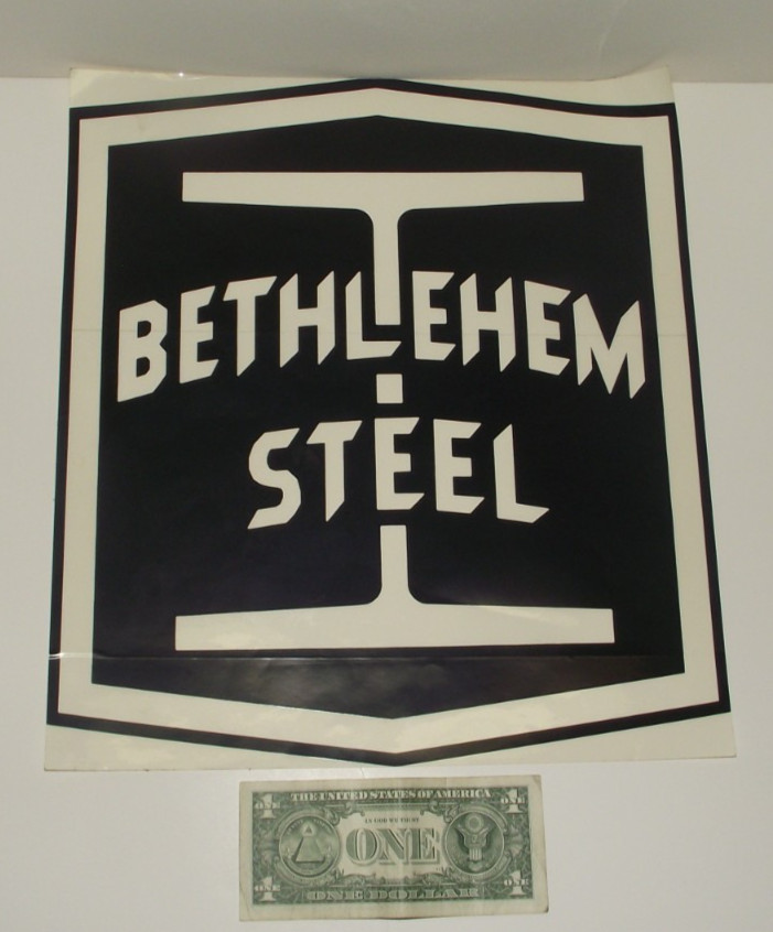 RARE NOS Vintage Original Bethlehem Steel Large 14.5