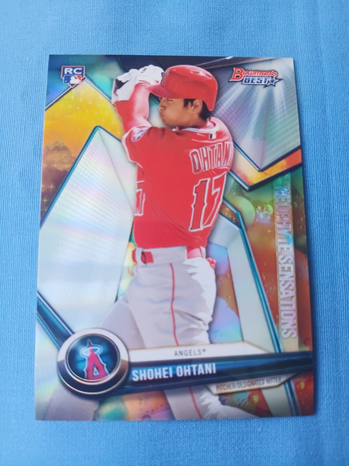 2018 Topps Bowman\'s Best SHOHEI OHTANI Neophyte Sensations Rookie #NS-SO 