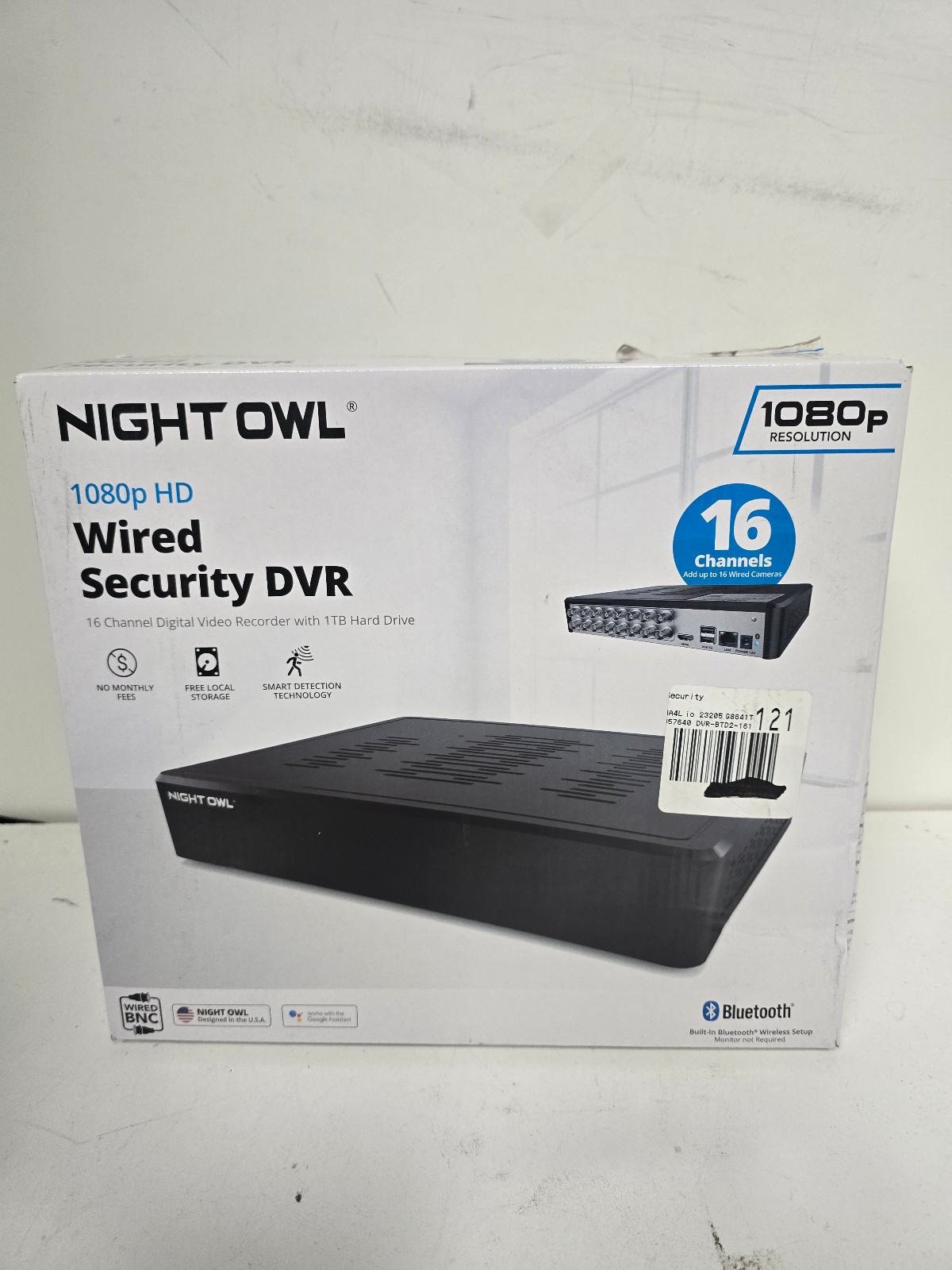 Night Owl DVR-BTD2-161 HD Wired Security DVR with Bluetooth Night Owl DVR-BTD2-161 HD Wired Security DVR with Bluetooth