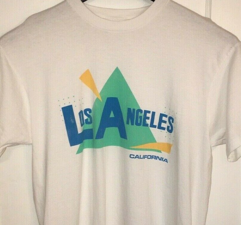 Vtg LOS ANGELES CALIFORNIA T SHIRT Single Stitch 80-90\'s USA MADE Cali L.A Vtg LOS ANGELES CALIFORNIA T SHIRT Single Stitch 80-90\'s USA MADE Cali L.A