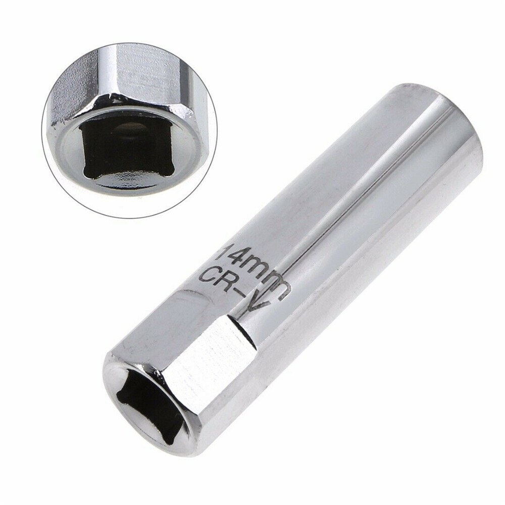 14mm 12 Point Thin walled Magnetic Spark Plug Socket 3/8\