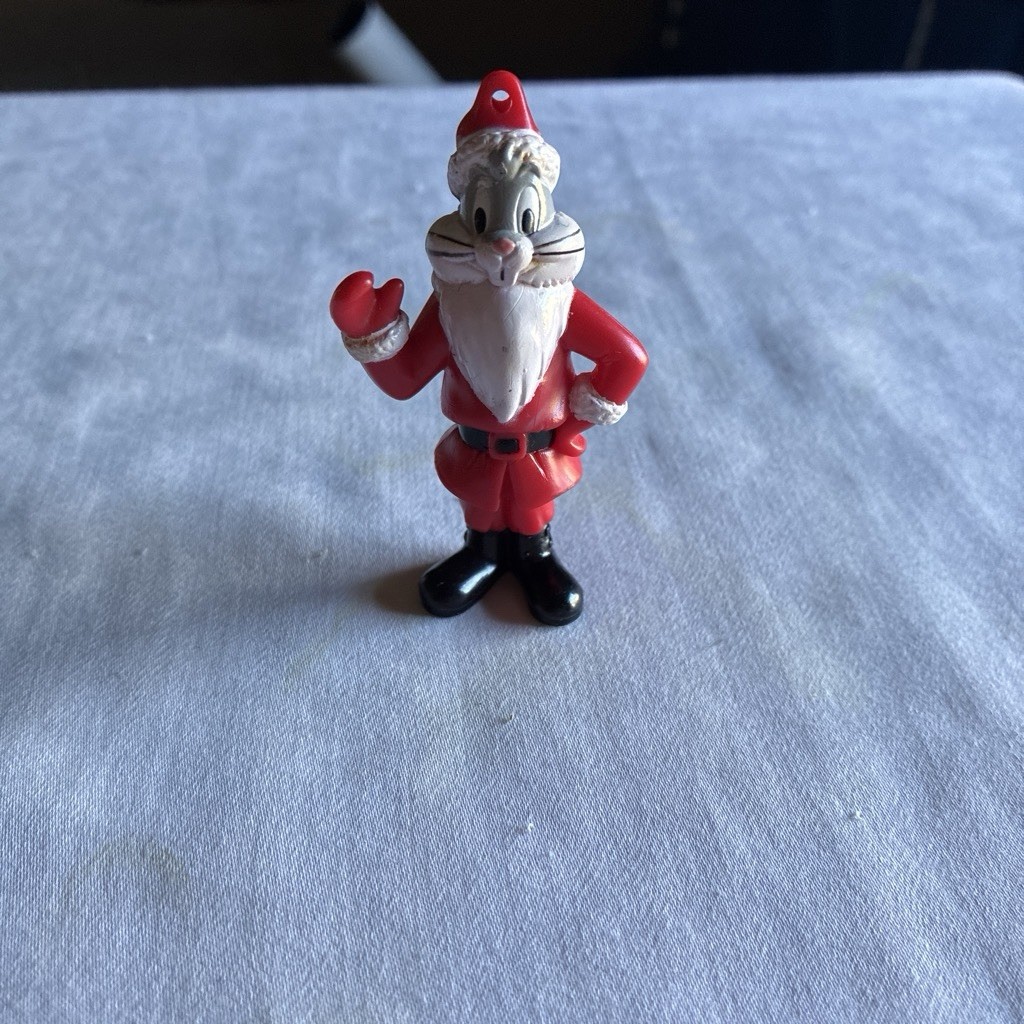 1989 Bugs Bunny Santa Claus Arby's and Looney Tunes Vintage Pvc Kids Meal Toy 1989 Bugs Bunny Santa Claus Arby's and Looney Tunes Vintage Pvc Kids Meal Toy