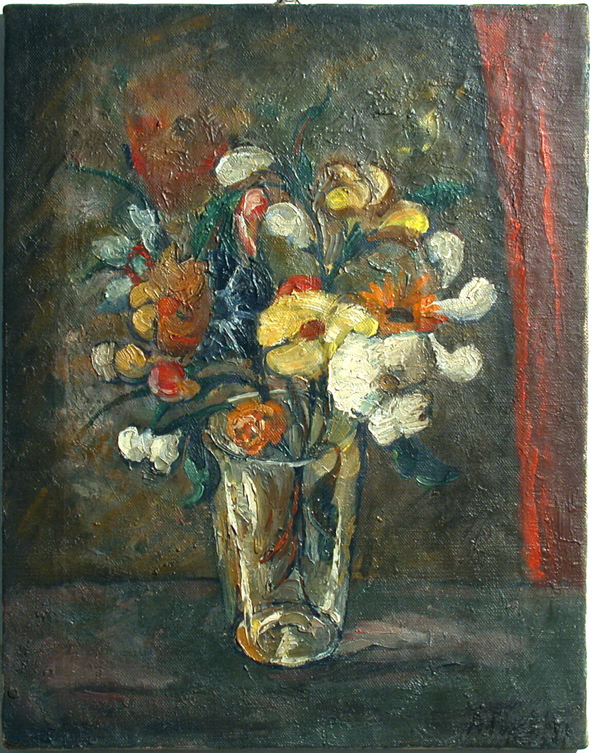 Anton Emanuel Peschka (1885-1940) - Brother-in-law of Egon Schiele - Flowers - 1924.