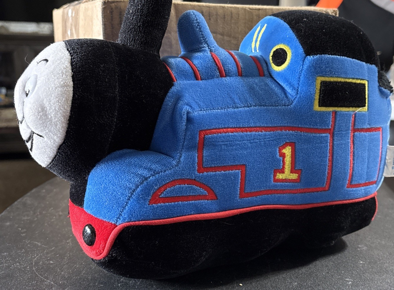 Vintage 1991 Thomas the Train Engine Plush Eden Toys Britt Allcroft Train No. 1 Vintage 1991 Thomas the Train Engine Plush Eden Toys Britt Allcroft Train No. 1
