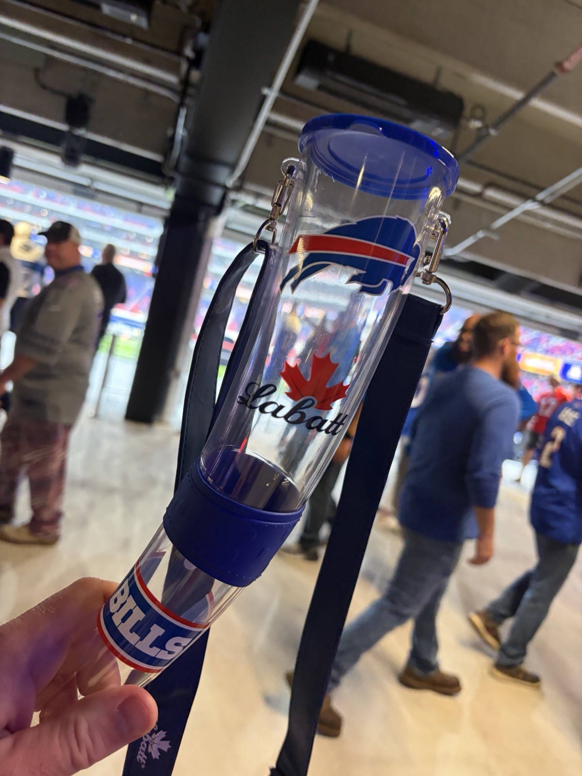 BUFFALO BILLS LABATT BEER HORN - Highmark IN HAND Pay Today, Ships TOMORROW