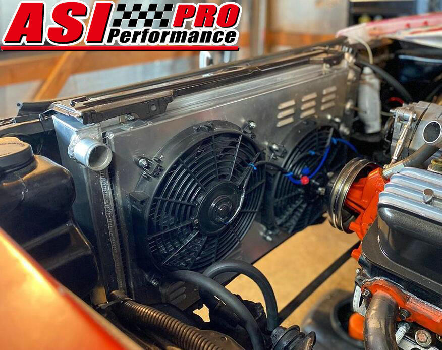 4 Row Radiator+Shroud Fan Fit 1968-1972 Chevelle GTO Impala Caprice C10 C20 5.7l