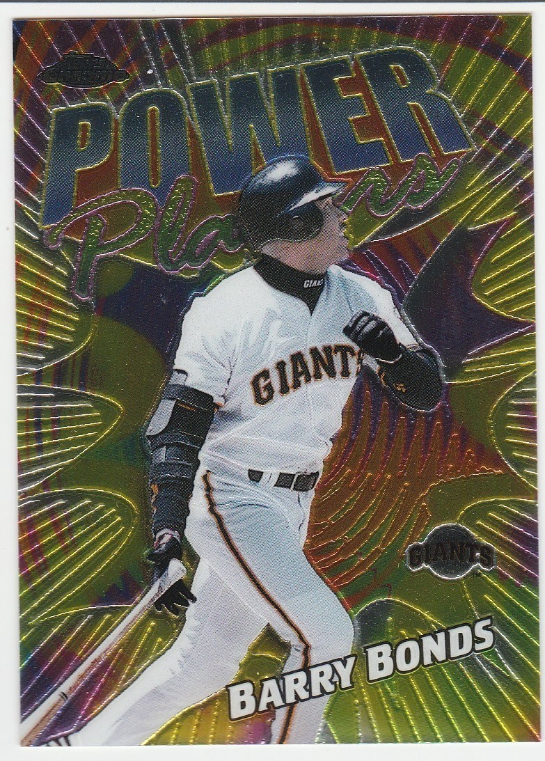 2000 Topps Chrome - Power Players Barry Bonds #P5 2000 Topps Chrome - Power Players Barry Bonds #P5