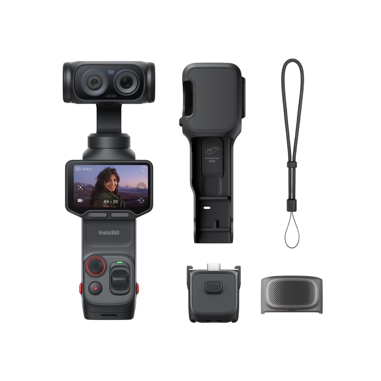 Insta360 Luna Ultra - 8K Vlogging Camera with Dual Leica Lenses, 12× Zoom