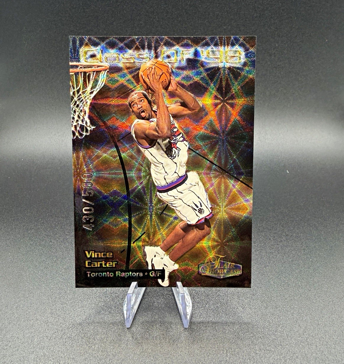 Fleer Flair Showcase Vince Carter Toronto Raptors Class of 98’  5/15 CN /500